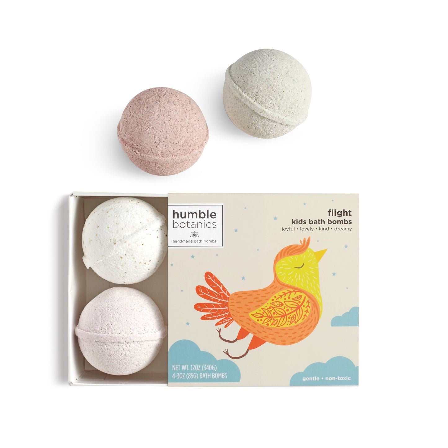 KIDS Bath Bomb Flight - Multipack of 4 Scents