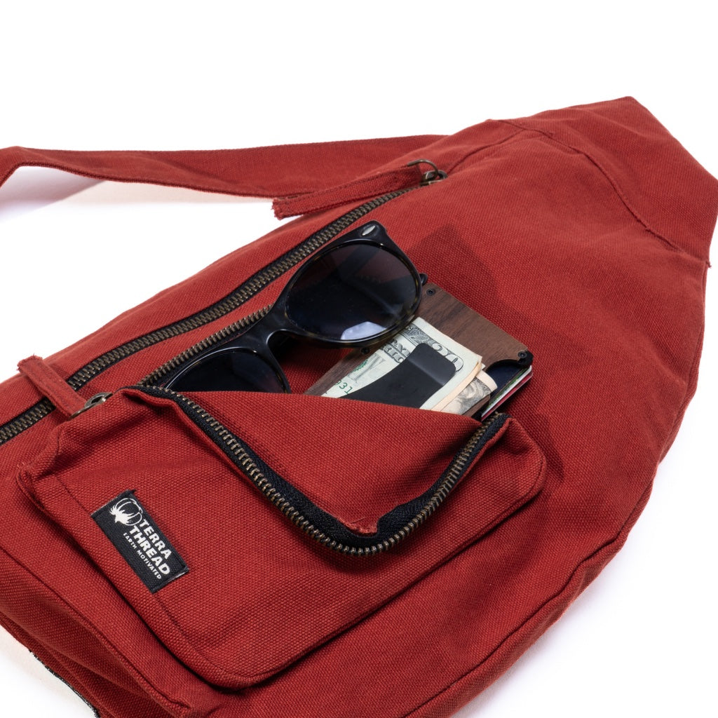 Organic Cotton Gaia Sling bag