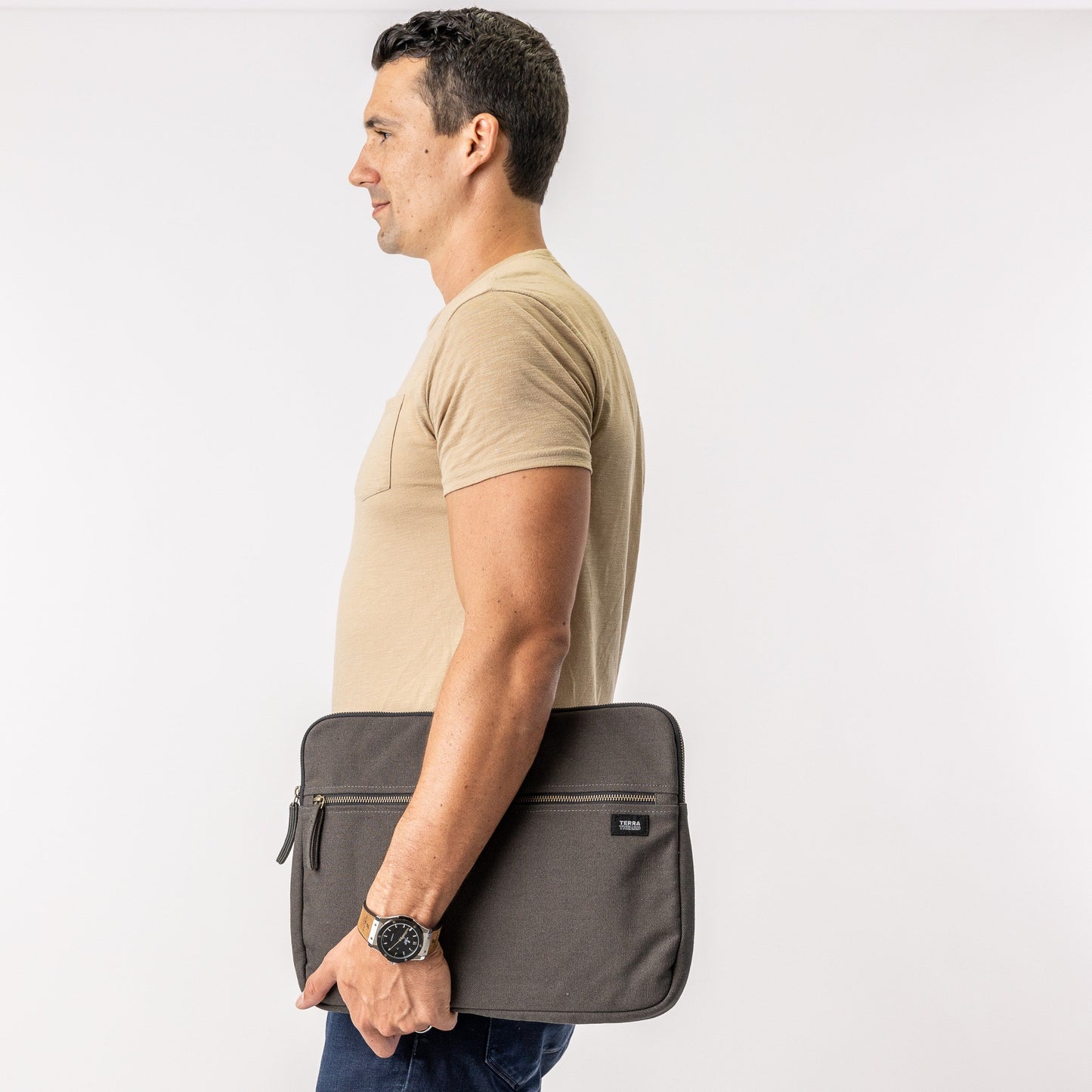Organic Cotton Erdig Laptop Sleeve (15 Inches)