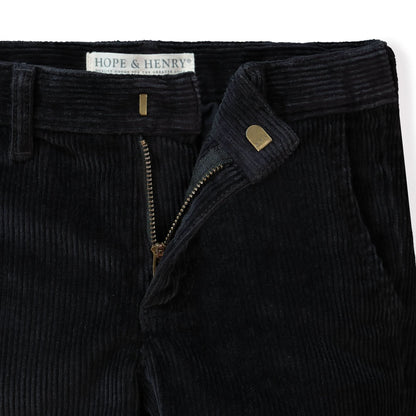 Boys Organic Corduroy Pant - Black