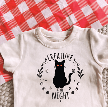 Organic Baby Graphic Bodysuit - Creature of the Night