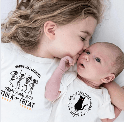 Organic Baby Graphic Bodysuit - Creature of the Night