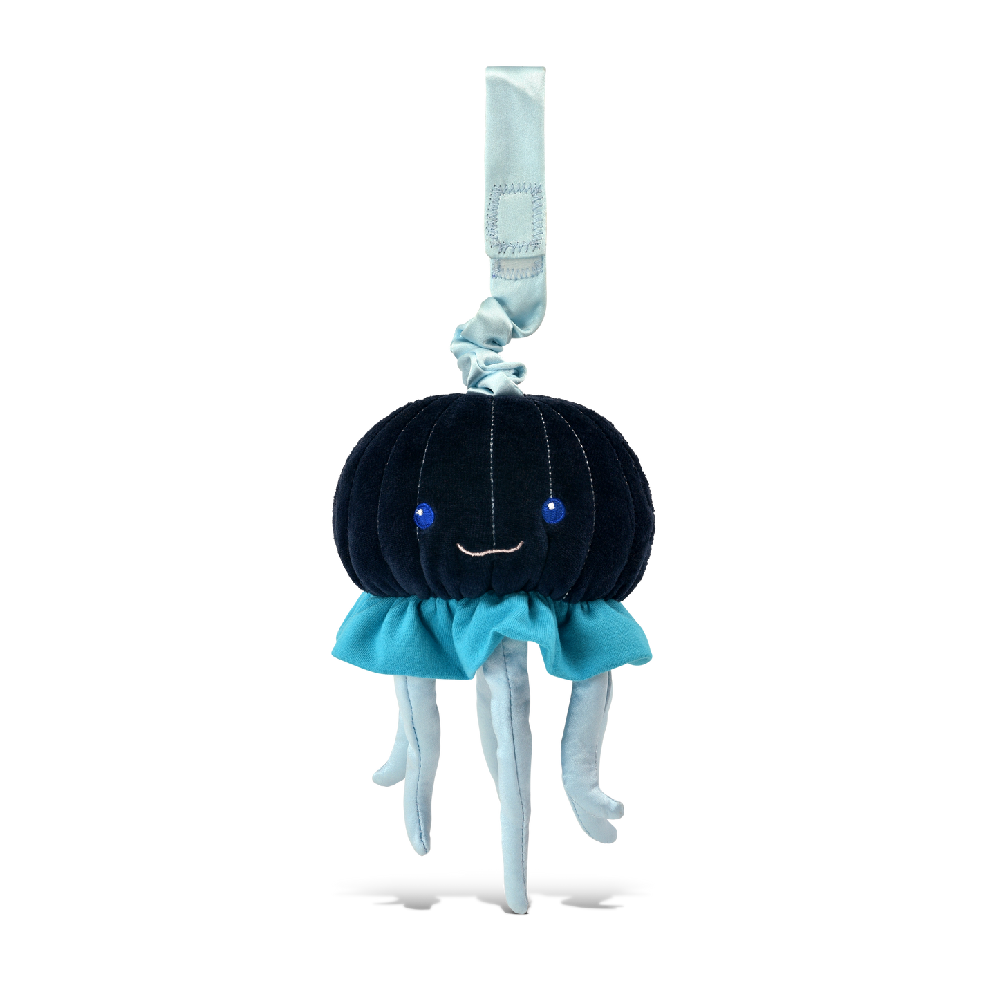 Blue Jellyfish Stroller Toy