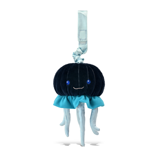 Blue Jellyfish Stroller Toy