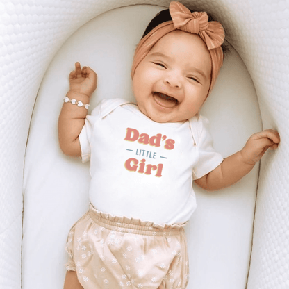 Organic Baby Graphic Bodysuit - Dad's Little Girl