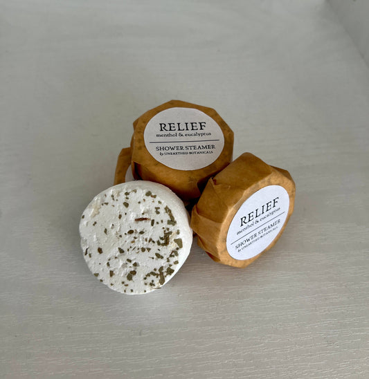 Menthol & Eucalyptus Botanical Shower Steamer - Relief