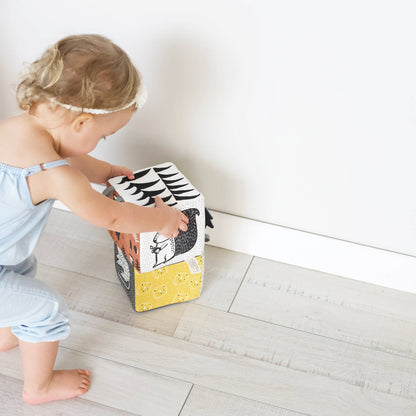 Organic Soft Block Baby Toy - Jungle