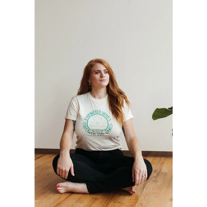 Organic Women's Graphic T-shirt - Empowered Women Empower the World