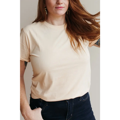 Organic Women's Everyday Organic Cotton Tee - Peach