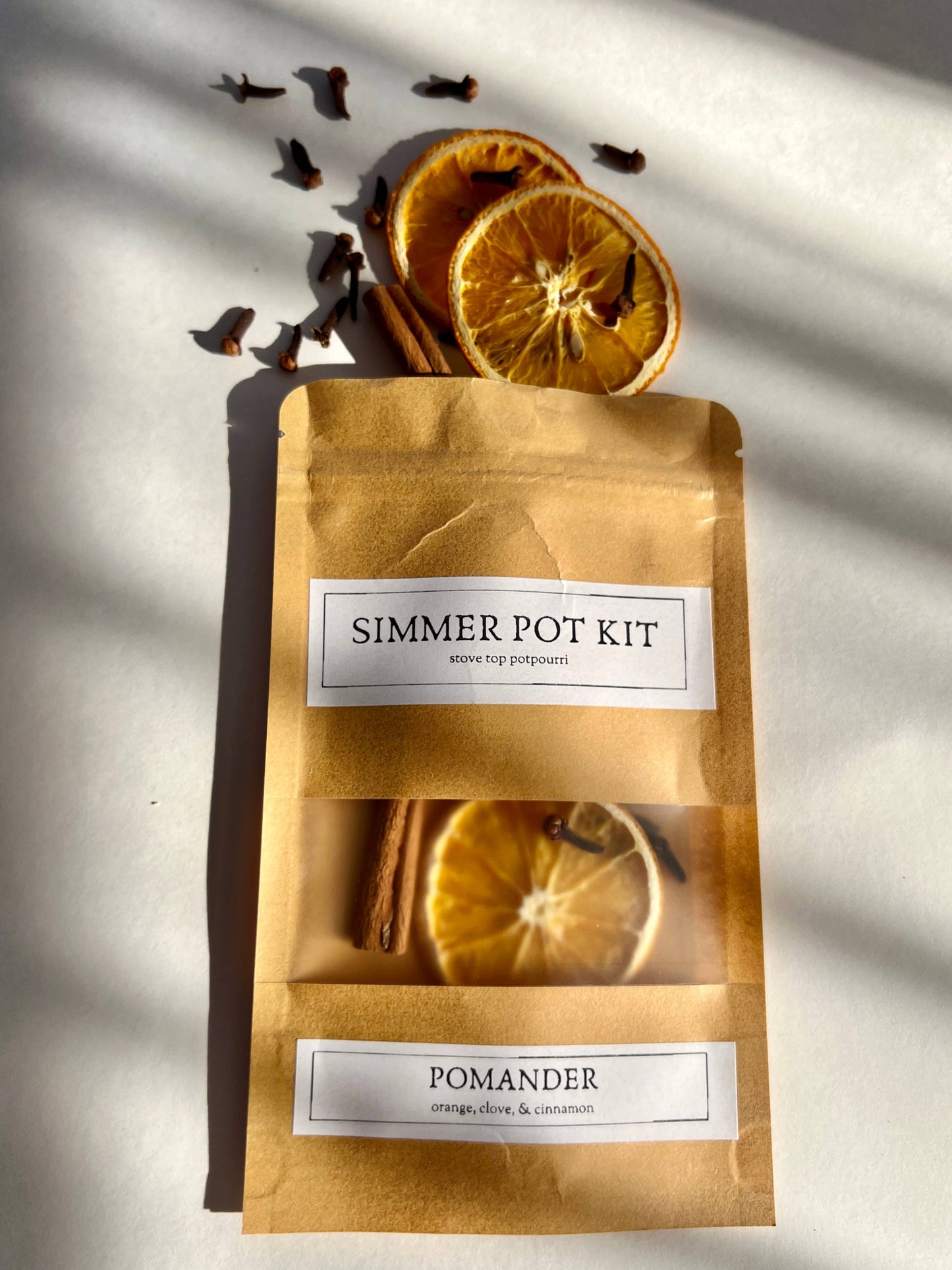 Pomander Simmer Pot Kit - Holiday Stovetop Potpourri
