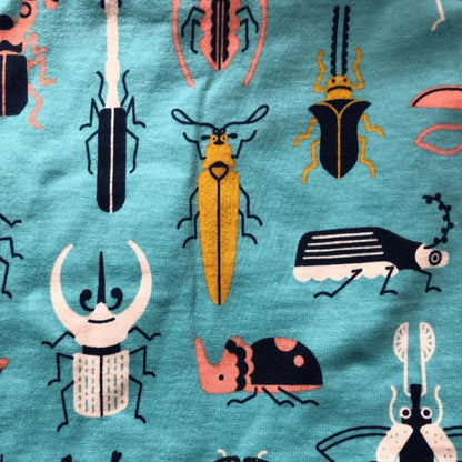 Kids Organic Frankie T-Shirt - Beetle Mania Print