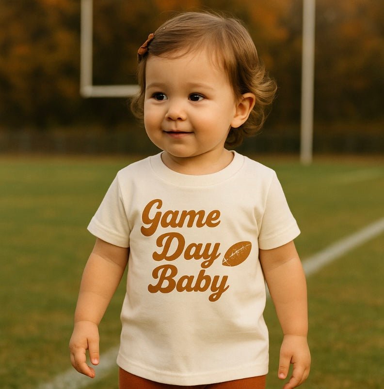 Organic Toddler Graphic Tee - Game Day Baby