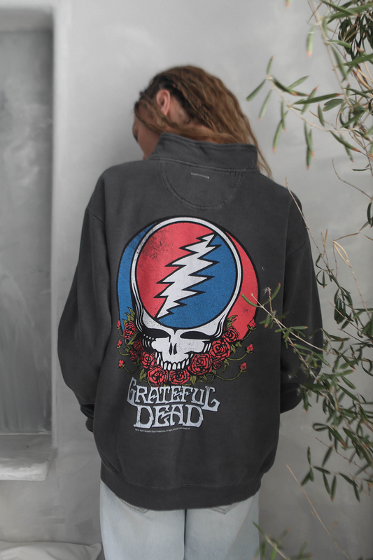 Adults Organic Grateful Dead Zip Sweatshirt