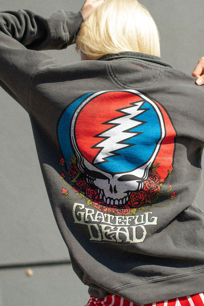 Adults Organic Grateful Dead Zip Sweatshirt