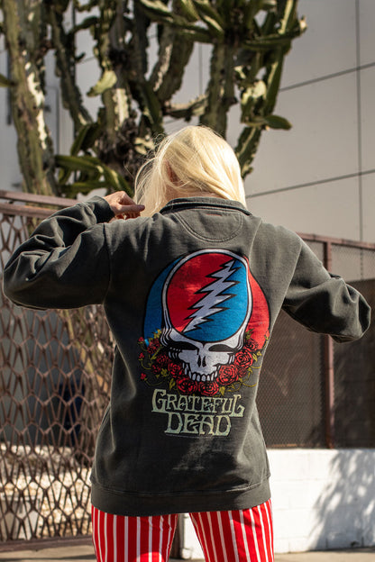 Adults Organic Grateful Dead Zip Sweatshirt