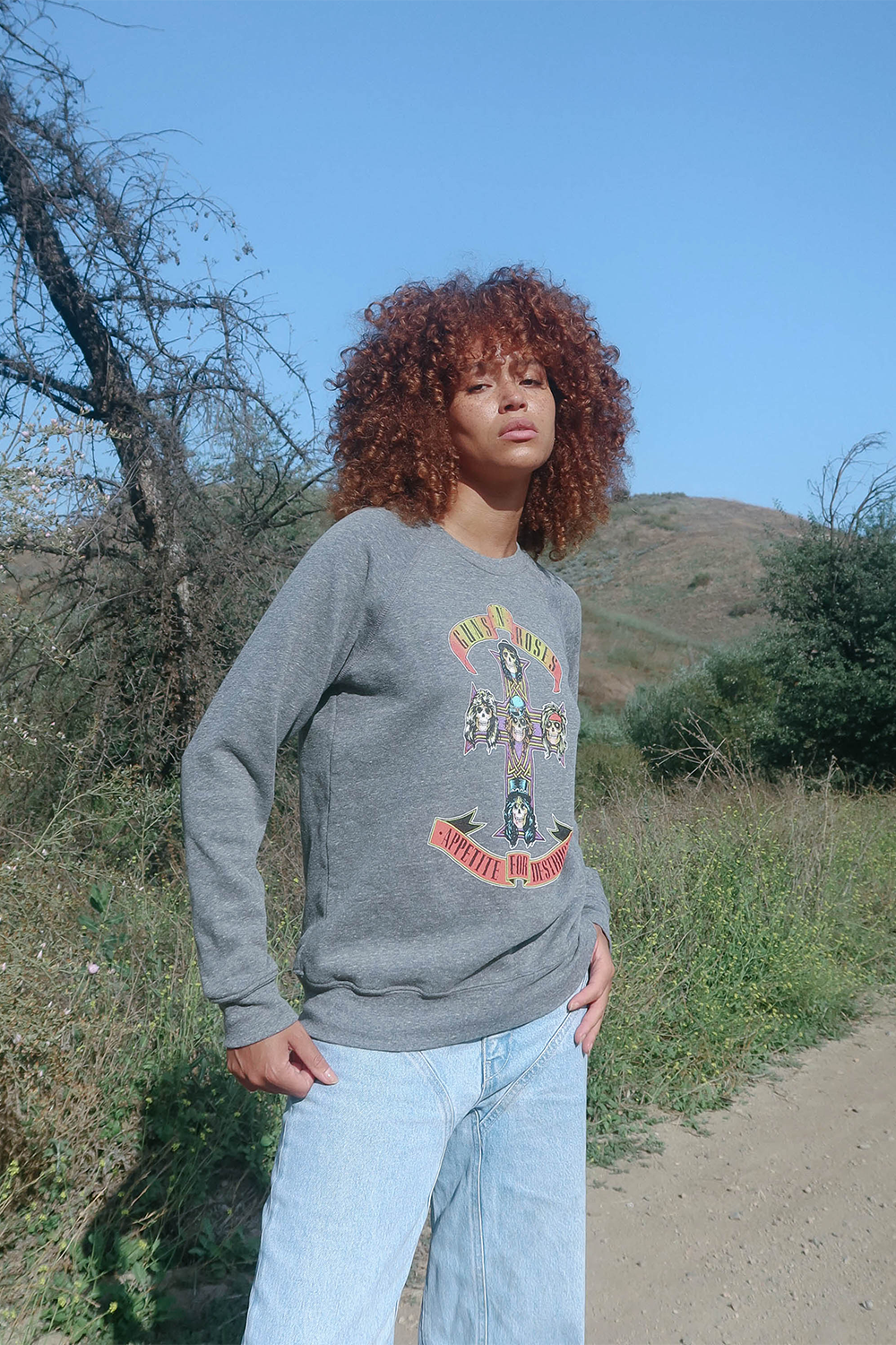 Adults Guns N Roses Appetite for Destruction Fleece Sweatshirt