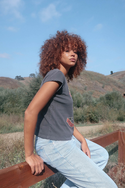 Women's Organic Guns N Roses Appetite For Destruction Shrunken Tee
