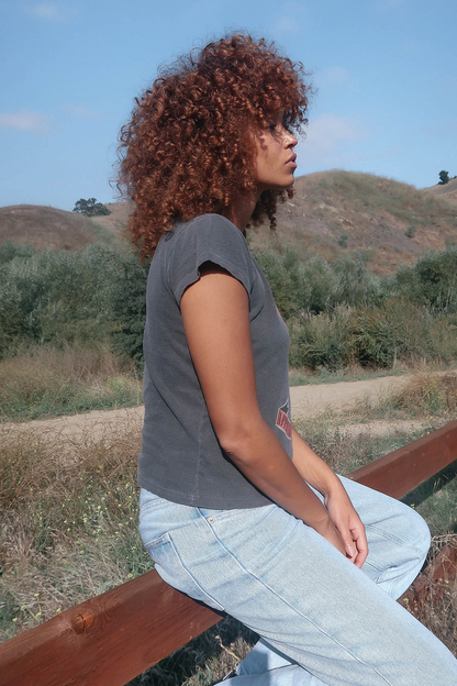 Women's Organic Guns N Roses Appetite For Destruction Shrunken Tee