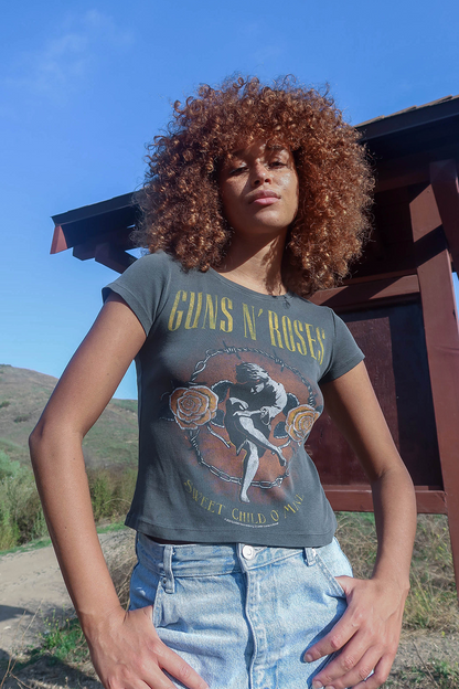 Women's Organic Guns N Roses Sweet Child O' Mine Tee