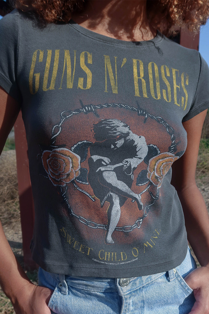 Women's Organic Guns N Roses Sweet Child O' Mine Tee