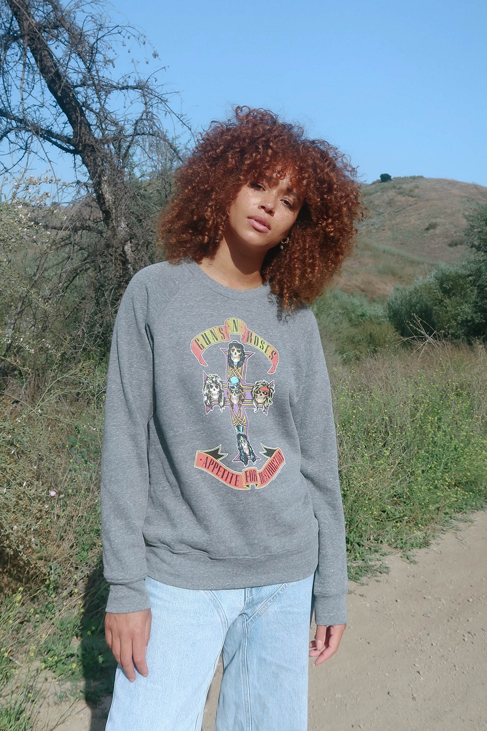 Adults Guns N Roses Appetite for Destruction Fleece Sweatshirt
