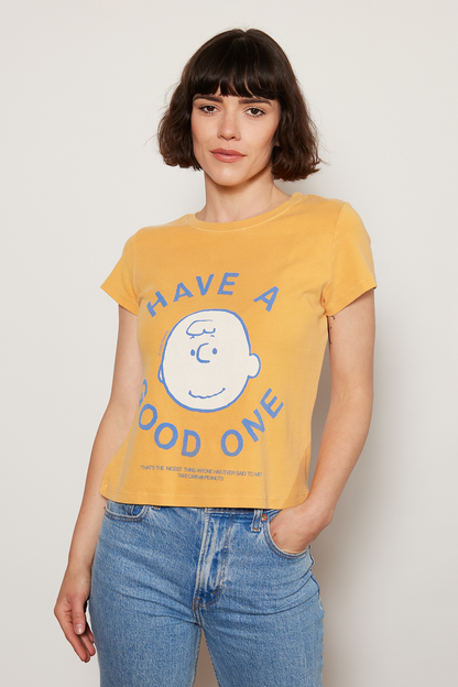 Women's Peanuts Have A Good One Baby Tee