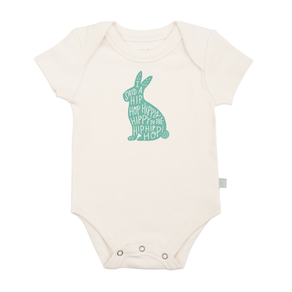 Organic Baby Graphic Bodysuit - Hippy Hoppy