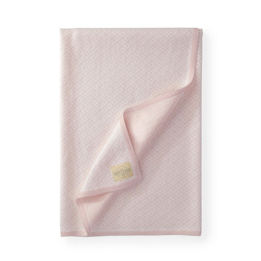 Organic Baby Girl Jacquard Sweater Blanket