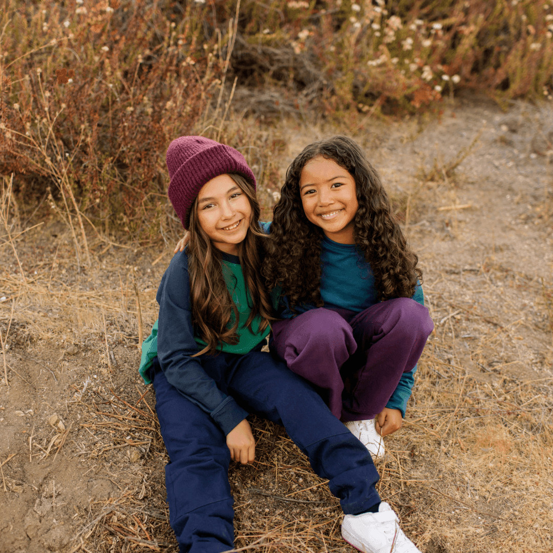 Organic Jules Pants - Plum