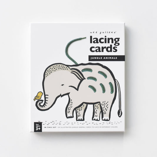 Toddler Lacing Cards - Jungle Animals