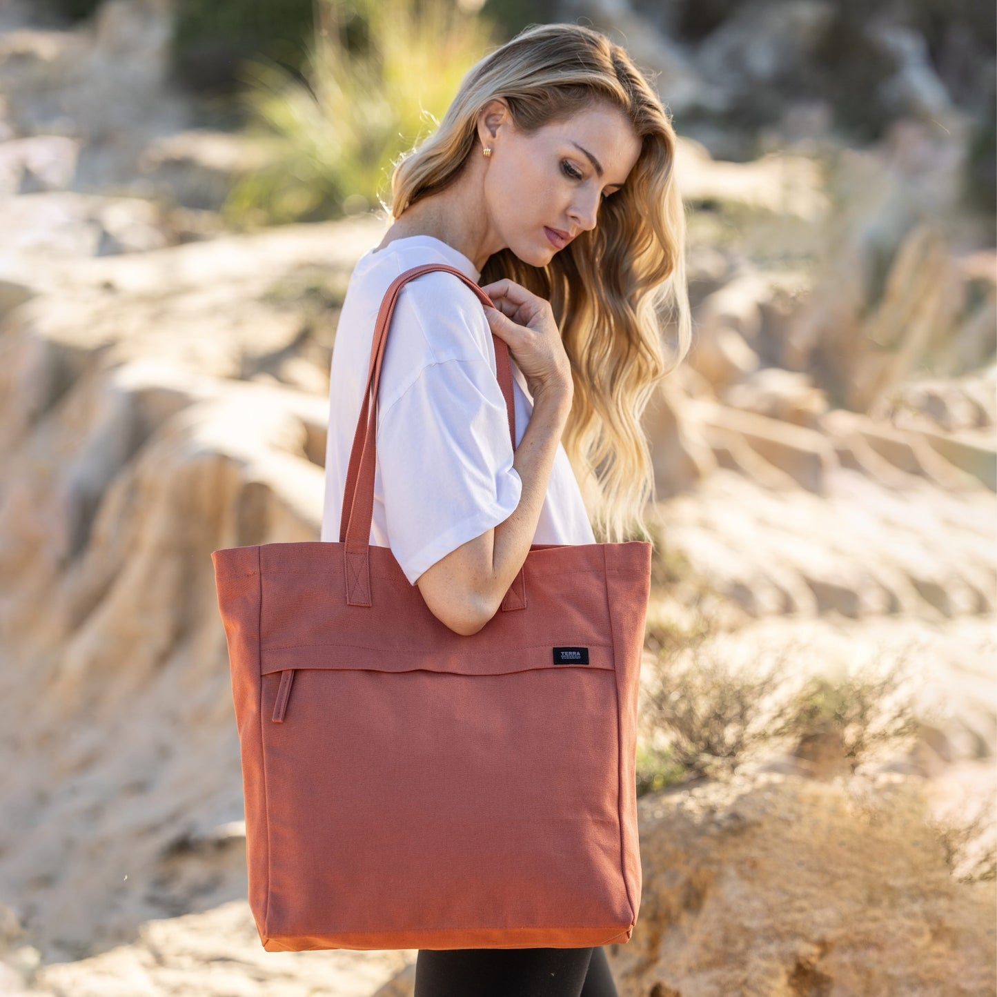 Organic Cotton Executive Work Tote Bag
