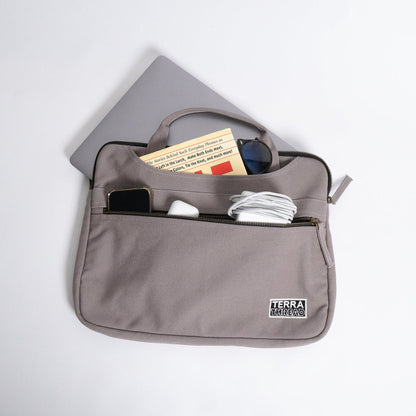 Organic Cotton Hasta Laptop Sleeve with Handles