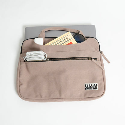 Organic Cotton Hasta Laptop Sleeve with Handles