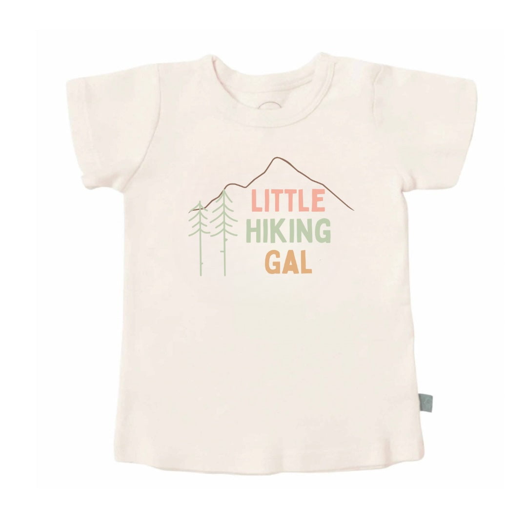 Organic Toddler Graphic Tee - Hiking Gal