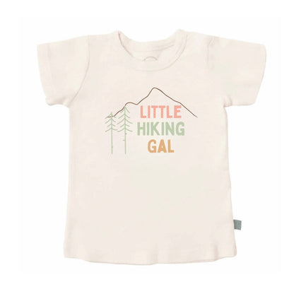 Organic Toddler Graphic Tee - Hiking Gal