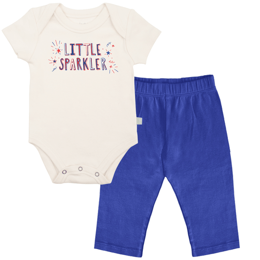 Organic Baby Gift Set - Little Sparkler 2pc