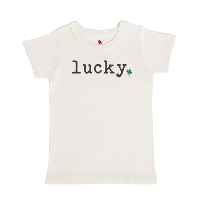 Organic Toddler Graphic Tee - Lucky