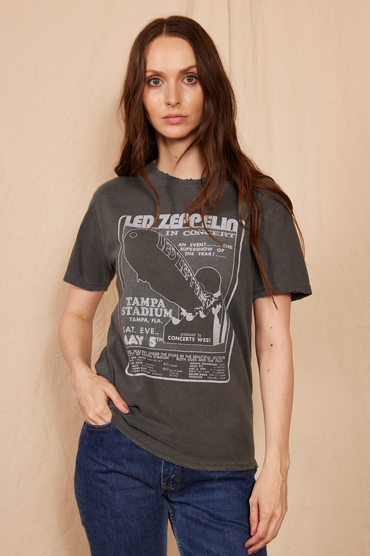Adults Organic Led Zeppelin 1973 Sunkissed Tee