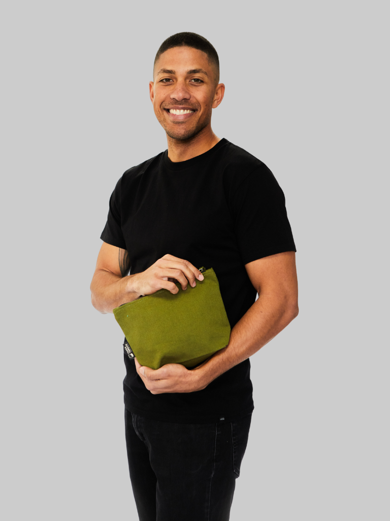 Organic Cotton Makeup Bag - Lok Pouch