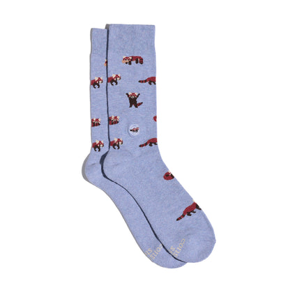 Adult Socks that Protect Red Pandas