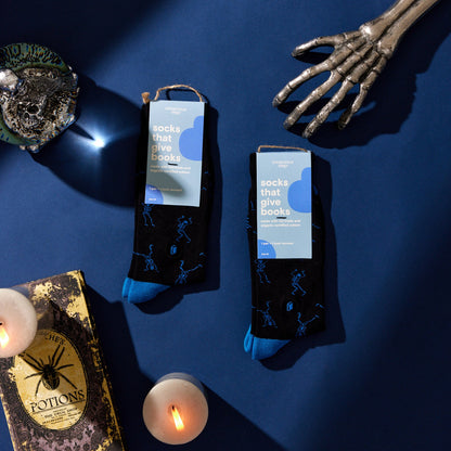 Adult Socks that Give Books