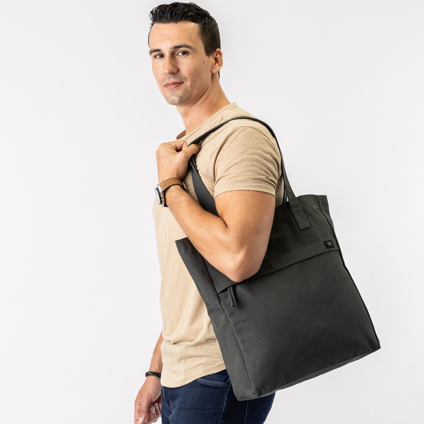 Organic Cotton Executive Work Tote Bag