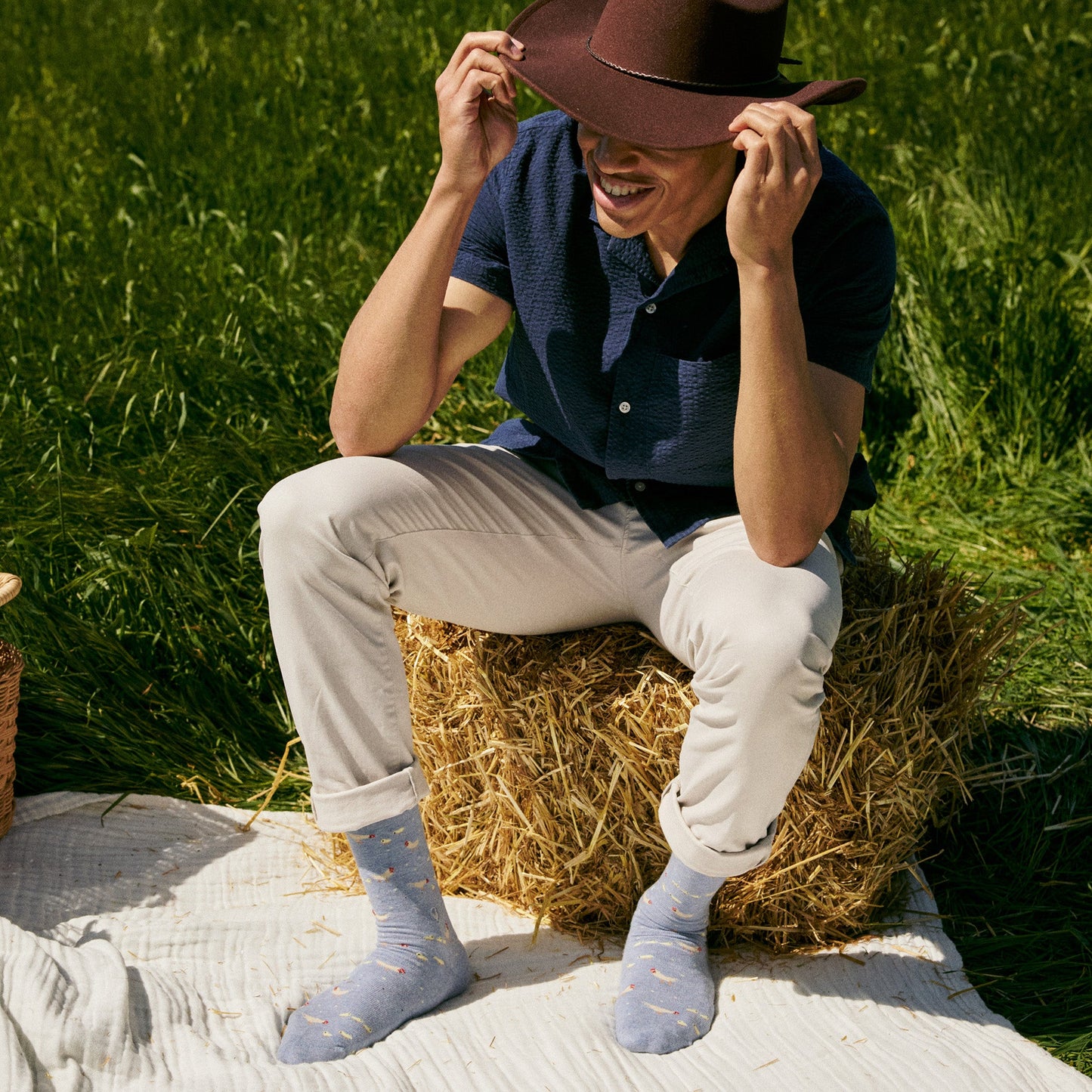 Adult Socks that Save Chickens