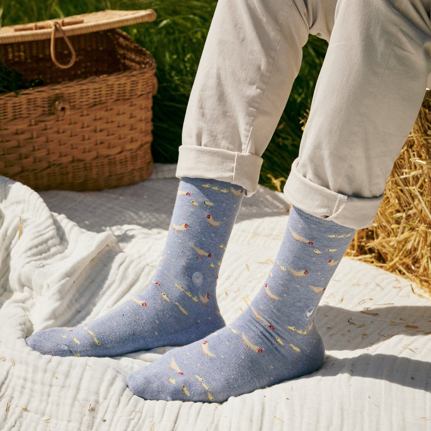Adult Socks that Save Chickens