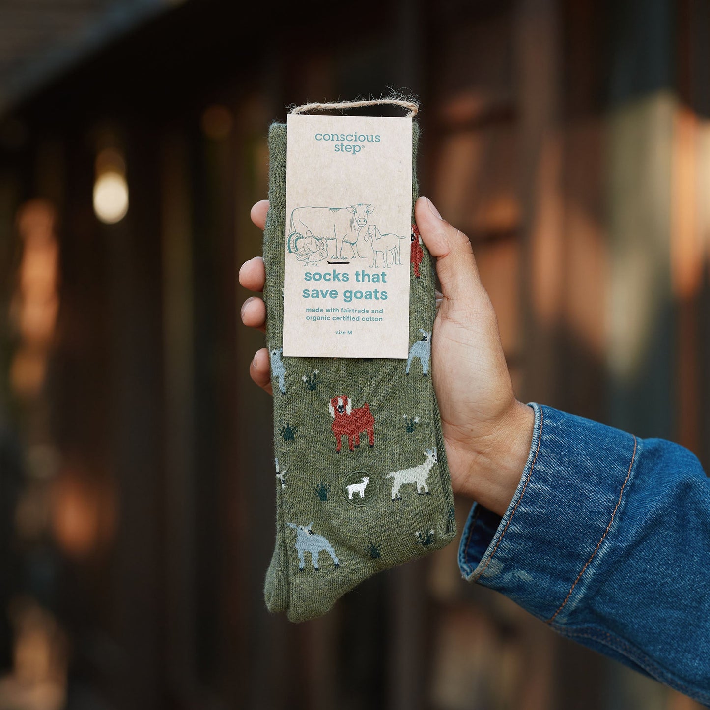Adult Socks that Save Goats