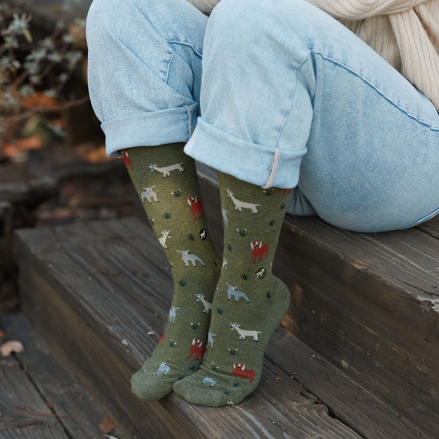 Adult Socks that Save Goats