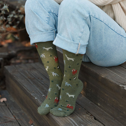 Adult Socks that Save Goats