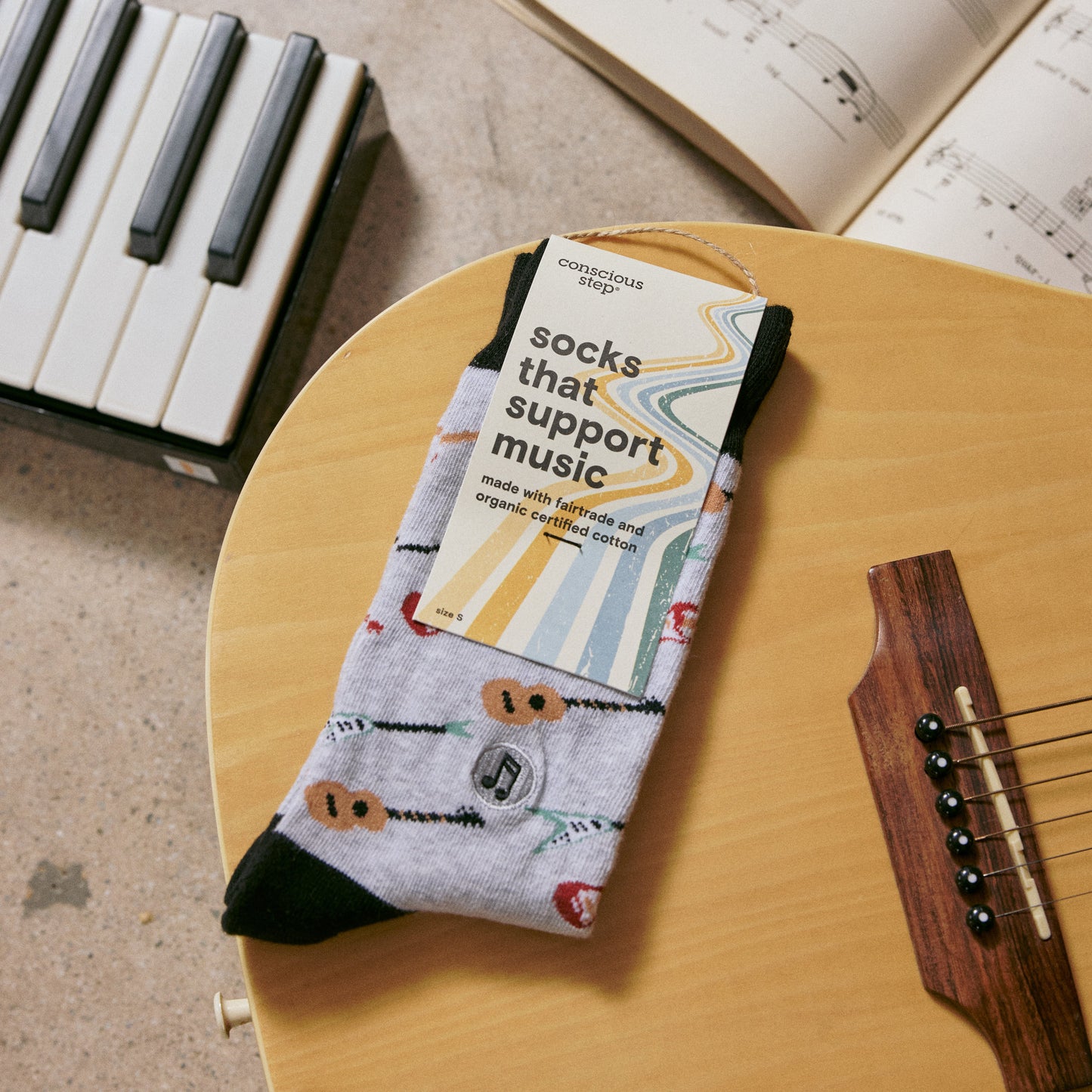 Adult Socks that Support Music
