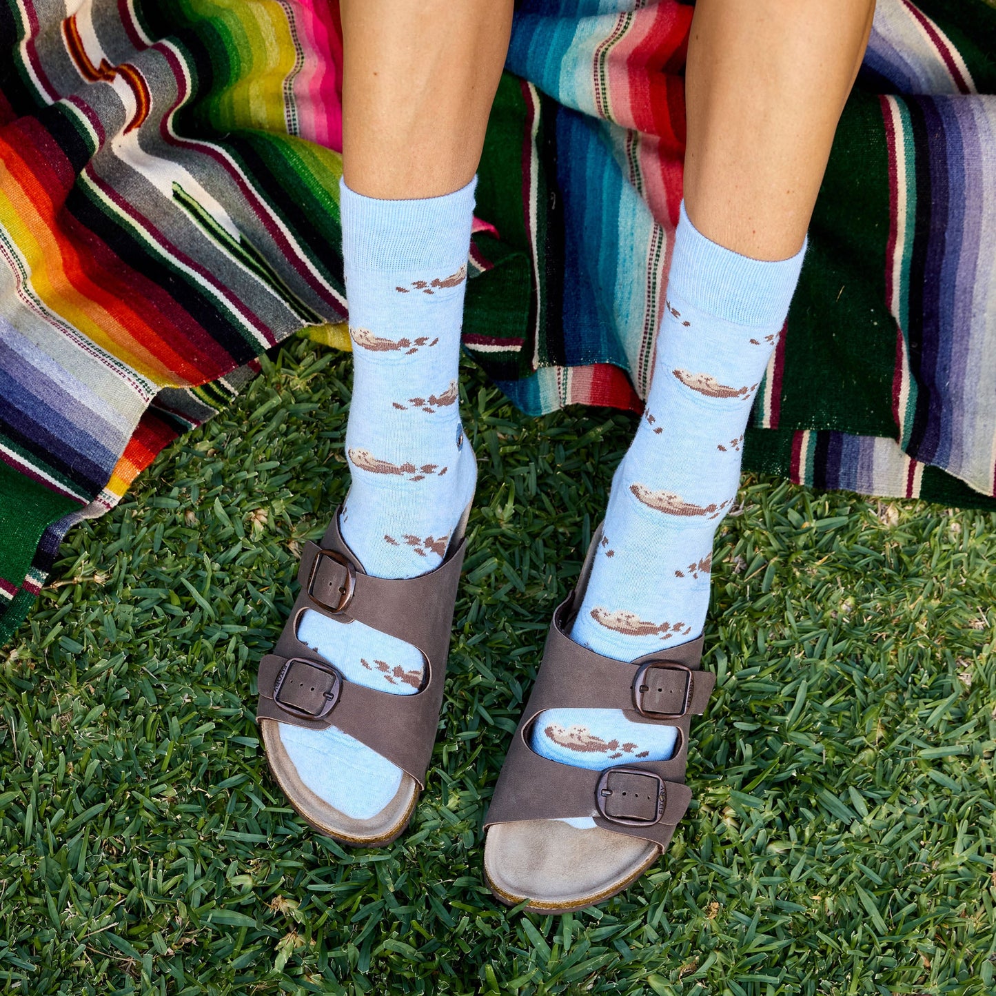Adult Socks that Protect Sea Otters