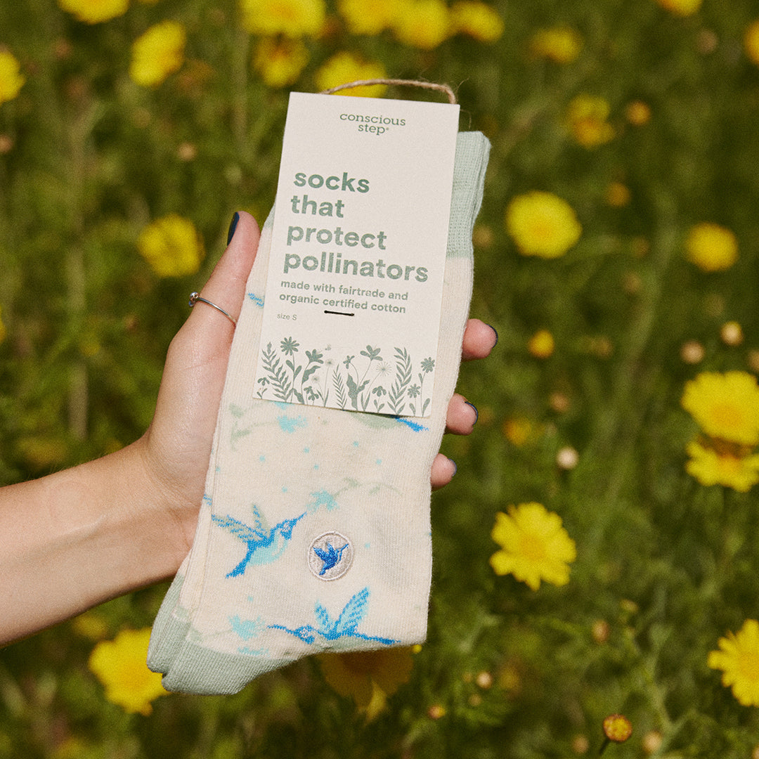 Adult Socks that Protect Pollinators